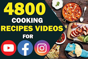 给你4800烹饪，食谱，食品高清视频