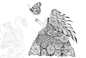 Draw coloring book page for children by Nisha_arts