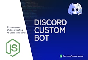 Custom discord bots low price by Dahpool