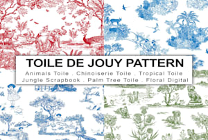 Classic Pattern Styles - Learn To Design Toile de Jouy Patterns, Bärbel  Dressler