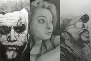 Unique pencil art - Khahish pencil sketches - Drawings & Illustration,  Humor & Satire, Other Humor & Satire - ArtPal