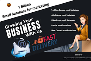 Buy Algeria email database - Buy 2023 fresh business and consumer mailing  database list for email and tele marketing.