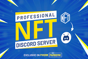 I will setup gaming, nft, or anime discord server for $40, freelancer  fxepro (fxepro) – Kwork