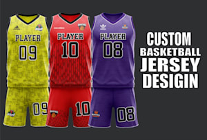 Design basketball sublimation jersey or uniform by Asad9863