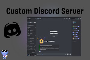 Create a customized discord server by Shawnandro