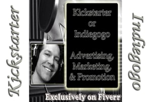 promote and advertise your kickstarter or indiegogo crowdfunding campaign site