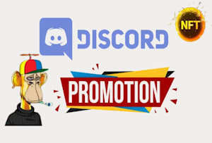 Do nft discord server promotion invited opensea marketing by