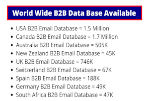 23 Million New UK & USA Email List Database for Marketing & Business Targeted 