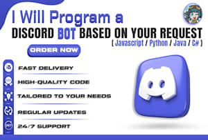 Custom discord bots low price by Dahpool