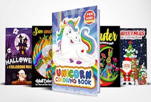 The Coloring Book: Creative Coloring Book for Children Kids Girls Boys Ages  2-4 4-8 6-12 8-12 & Adults with Drawing from animated series by Kathy V.  Norah