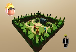 I will develop full roblox game for you with script, ,map and be your  builder - FiverrBox