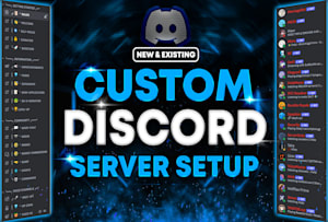 Setup custom professional discord server for you by Filipez803