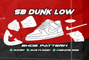 Air Force 1 Paper Patterns to Reconstruct Shoes – FEELGOOD THREADS