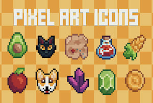 BaconBoyXIII - Pixel Art - Icons and Objects 32x32