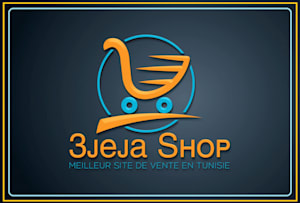 Ecommerce logo, Online shop logo, V letter