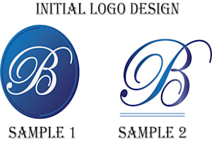 initial letter logo - FiverrBox