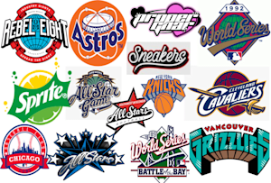 Samiyabloch: I will make custom nba, mlb parody logo tags , world