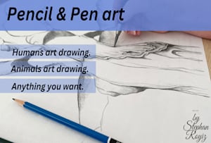 Unique pencil art - Khahish pencil sketches - Drawings & Illustration,  Humor & Satire, Other Humor & Satire - ArtPal