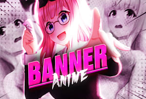 do the best anime posters, flyers, banners for events