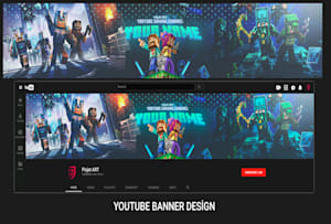 Design Creative And Unique Gaming  Banner by Hosnain Ahmed