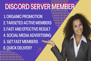 I will boost discord server, fivem server promotion, roleplay