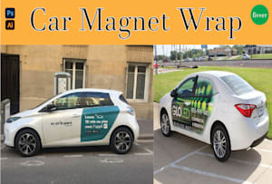 Profi Montagemagnet, Car Wrapping Magnet