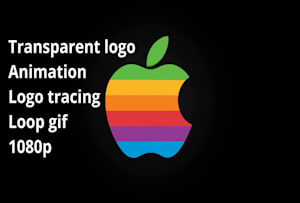 Custom 3d rotating logo animation or 360 spin loop GIF