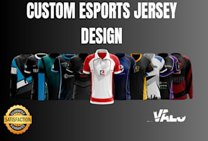 Design esports jersey in 24hours by Lm22design