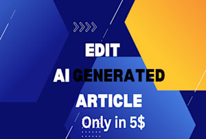rewrite, edit, fact check and human take to your ai content