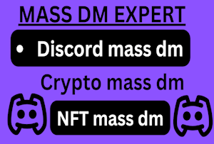 You will get Discord server promotion, Minecraft to 500k active users via  Mass DM