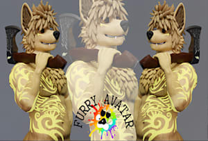 Do vrchat avatar, fursona, furry avatar, nsfw 3d model for vtuber, vrchat,  vr by Hayomhideavatar