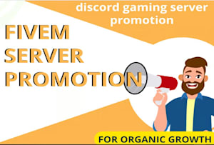 Promote your discord server, fivem server, minecraft server by  Davies_fred061