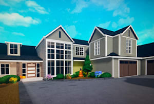 Who could build and decorate a bloxburg house for me like any off these?  (All found off Google!) : r/Bloxburg