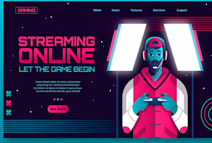 Create an arcade games website, tournament game, game website, and online  game by Dynomindtech