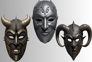AnbuJason Mask - custom design for 3d printing 3D model 3D printable