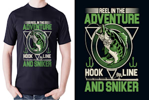 Hook, Line, and Sinker: Reel in Awesome with Killer Fishing T-Shirt Designs