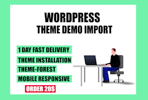 Install the Best WordPress theme and import its demo