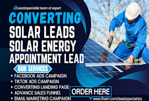 24 Best Solar Leads Services To Buy Online | Fiverr