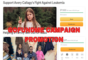 Gofundme Marketing, Gofundme Campaign, Gofundme Promotion,, 09/22/2023