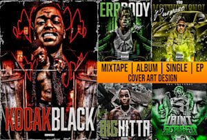 Design mixtape cover, album cover and single cover by