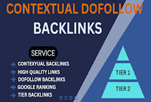 3000 links tier 2 + Tier 1 (300 links) offers dofollow and contextual backlinks