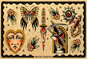 create awesome japanese traditional tattoo style design
