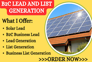 24 Best Solar Lead Services To Buy Online | Fiverr