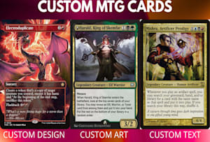 personalized mtg cards Custom Style Cards, Father's Day Magic Card, New Dad, Husband, Birthday Gift The fonts open sourced and or properly commercially licensed Print MTG Cards Aura