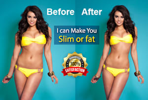 Make you slim and reshape your body in photoshop.