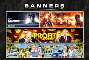 Design Creative And Unique Gaming  Banner by Hosnain Ahmed