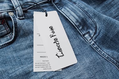 Design clothing label, hang tag, neck label, care label and clothing ...