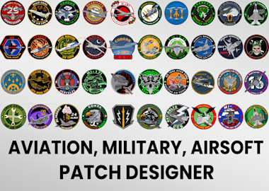 Design your super airforce, military patches and logo by Aeroart_zh