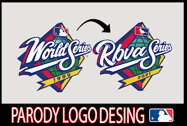 Make custom mlb parody logo embroidery, world series, all star