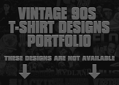 Design a vintage 90s graphic for your tee by Madvida